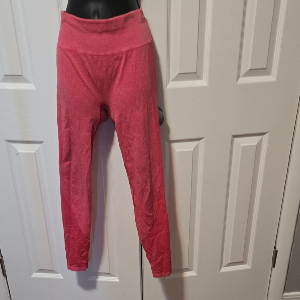 PINK Victoria's Secret Red Leggings